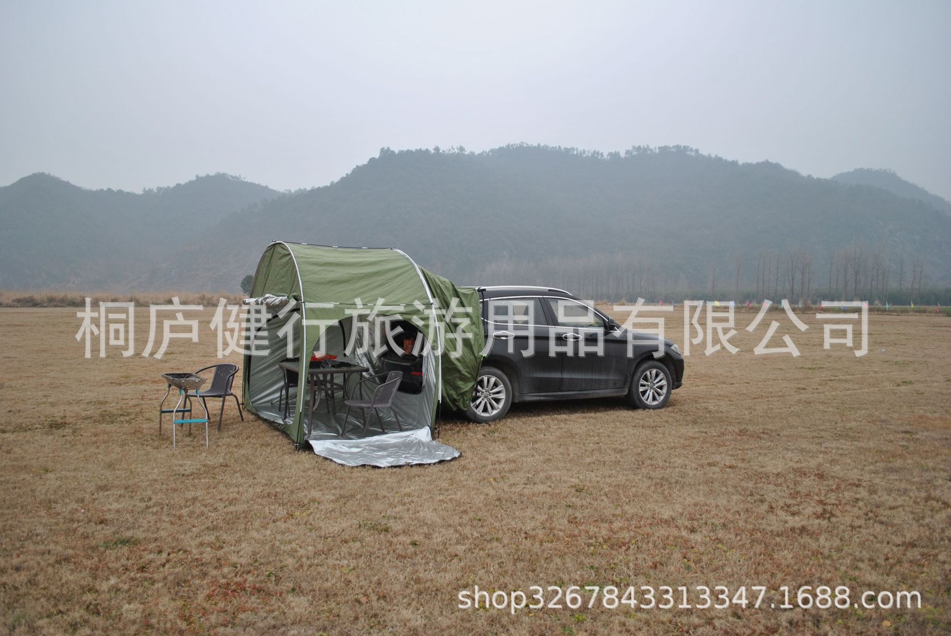 Cheap Goat Tents Outdoor Car Trunk Tent Sunshade Rainproof Tailgate Shade Awning Tent For SUV Car Self Driving Tour Barbecue Camping Tool   